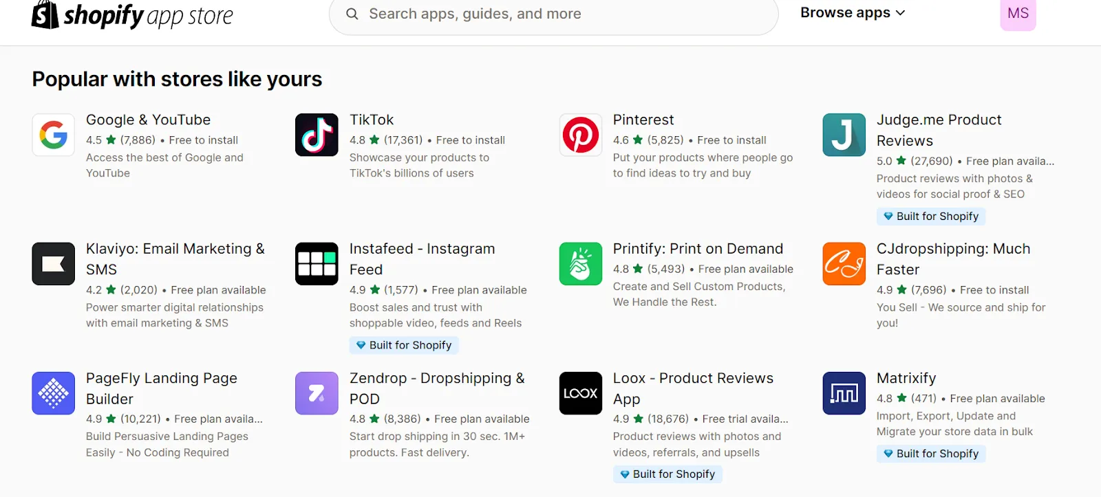 Shopify Apps